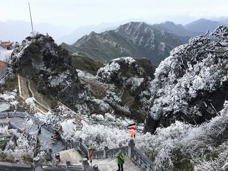 Khung cảnh tuyết rơi tại Hà Giang vào tháng 12