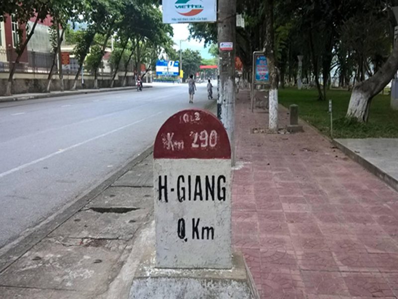 Cột Mốc 0km tại thành phố Hà Giang